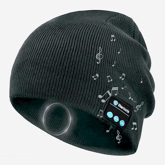Caciula Bluetooth Unisex Lodi1493, hands-free, microfon, difuzoare stereo incorporate, sistem audio detasabil, curatare usoara, comoda, pentru alergare/drumetii, gri inchis