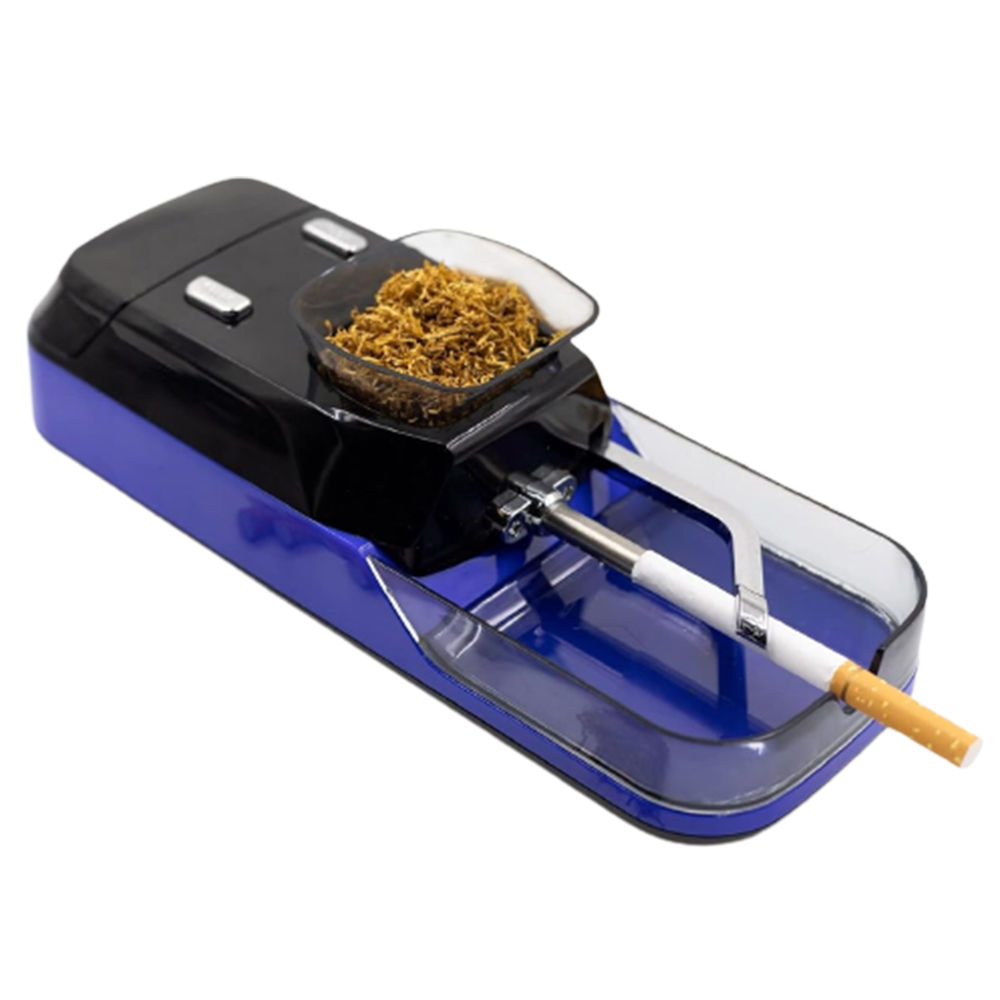 Aparat Electric de Facut Tigari Lodi282, injector tutun, ergonomic, accesorii incluse, dimensiune standard, albastru