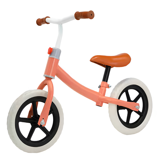 Bicicleta fara Pedale Lodi1116, inaltime reglabila, manere anti-alunecare, sa confortabila waterproof, roti de 12 inch, cauciuc rezistent, 2-5 ani, portocaliu