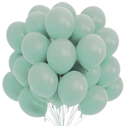 Set 100 Baloane Lodi252, pentru Petreceri/Aniversari/Evenimente, o singura dimensiune, latex, turcoaz