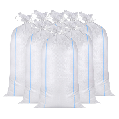 Set 300 de Saci de Rafie Lodi1254, materiale calitative, rezistenta ridicata, capacitate mare, waterproof, sfoara de inchidere incorporata, universali, 55 x 100 cm, alb/albastru