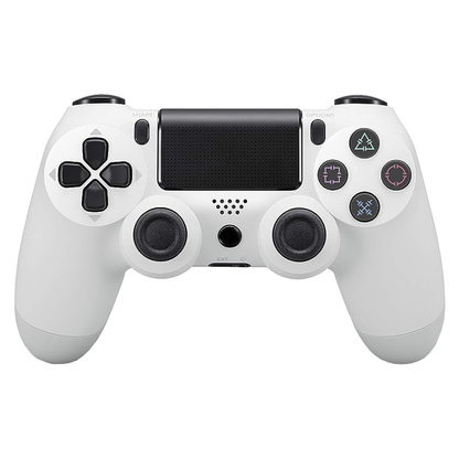 Controller Wireless DoubleShock Lodi1193, compatibil cu PS4, joystick-uri analog, vibratie dubla, baterie performanta, alb