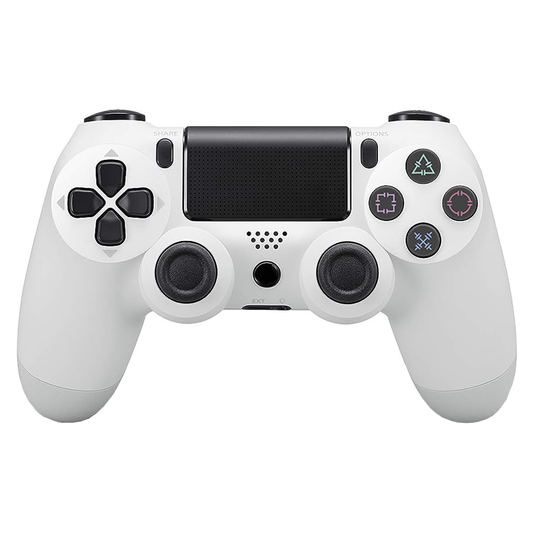 Controller Wireless DoubleShock Lodi1193, compatibil cu PS4, joystick-uri analog, vibratie dubla, baterie performanta, alb