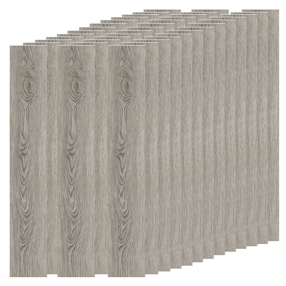 Set 36 Placi de Pardoseala Autoadezive Tip Parchet Lodi600, durabile, adeziv puternic,  PVC, 914.4mm x152.4mm, mm 4.9 m²/box, gri dungi