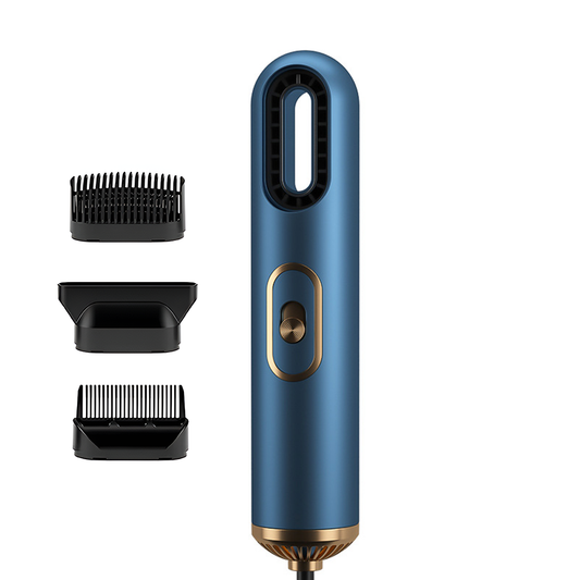 Uscator Profesional de Par 3 in 1 Lodi1085, aparat multifunctional coafare si uscare, 3 accesorii incluse, 1200W, albastru