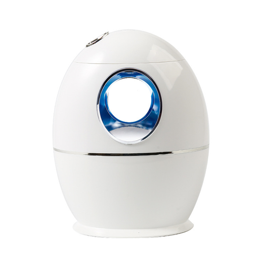 Difuzor Aromaterapie Lodi606, cu ultrasunete, design minimalist, 7 culori LED, 2 moduri de eliberare a aerului, capacitate 8000ml, silentios, umidifica aerul, alb