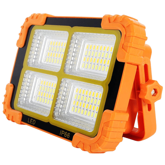 Lampa Solara 216 LED-uri Lodi267, 4 moduri de iluminare, protectie IP66, lumini de urgenta, power bank, portabila, Waterproof, exterior, portocaliu