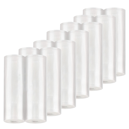 Set de Role Folii pentru Vidat Universale Lodi, 5m x 20cm, compatibile cu orice aparat de vidat, gofrate, reutilizabile, rezistente la caldura, transparente
