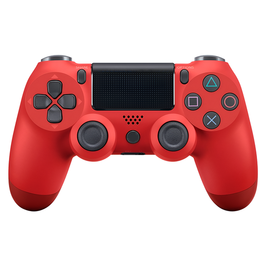 Controller Wireless DoubleShock Lodi1196, compatibil cu PS4, joystick-uri analog, vibratie dubla, baterie performanta, rosu