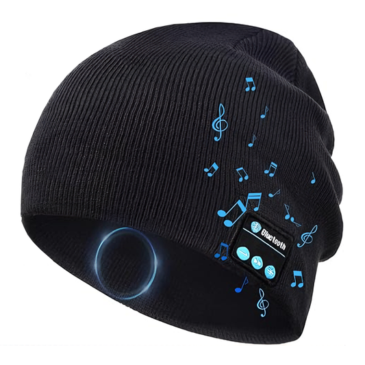 Caciula Bluetooth Unisex Lodi1492, hands-free, microfon, difuzoare stereo incorporate, sistem audio detasabil, curatare usoara, comoda, pentru alergare/drumetii, negru