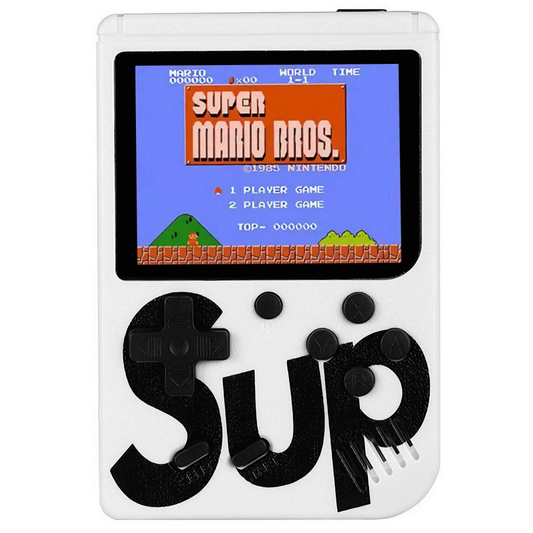 Mini Consola Jocuri Retro Game Box Lodi1501, SR-90, 400 in 1, rotita volum, portabila, cablu AV, incarcare USB-MINI, autonomie ridicata,  11x8 cm, negru