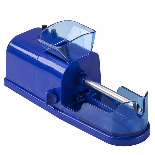 Aparat Electric de Facut Tigari Lodi281, injector tutun, ergonomic, dimensiune standard, accesorii incluse, albastru