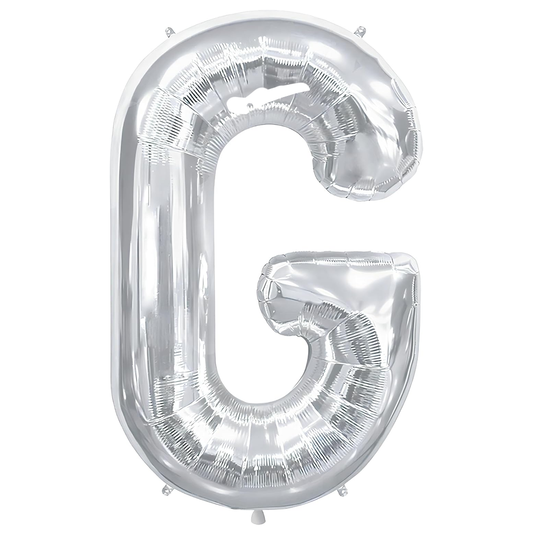 Balon in Forma de Litera G Lodi1483, metalizat, pentru Petreceri/Aniversari/Evenimente, rezistent, folie, silver, 40 cm