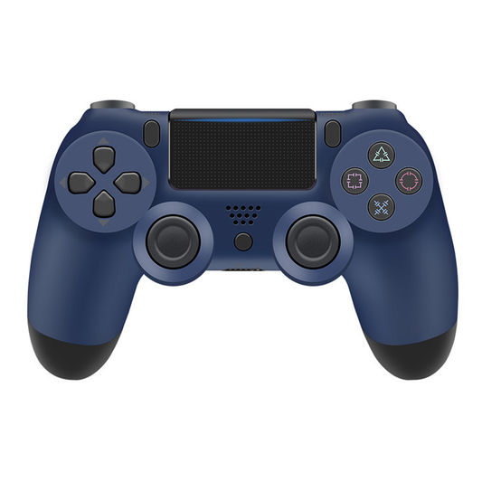 Controller Wireless DoubleShock Lodi1194, compatibil cu PS4, joystick-uri analog, vibratie dubla, baterie performanta, albastru