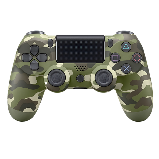 Controller Wireless DoubleShock Lodi1195, compatibil cu PS4, joystick-uri analog, vibratie dubla, baterie performanta, cammouflage