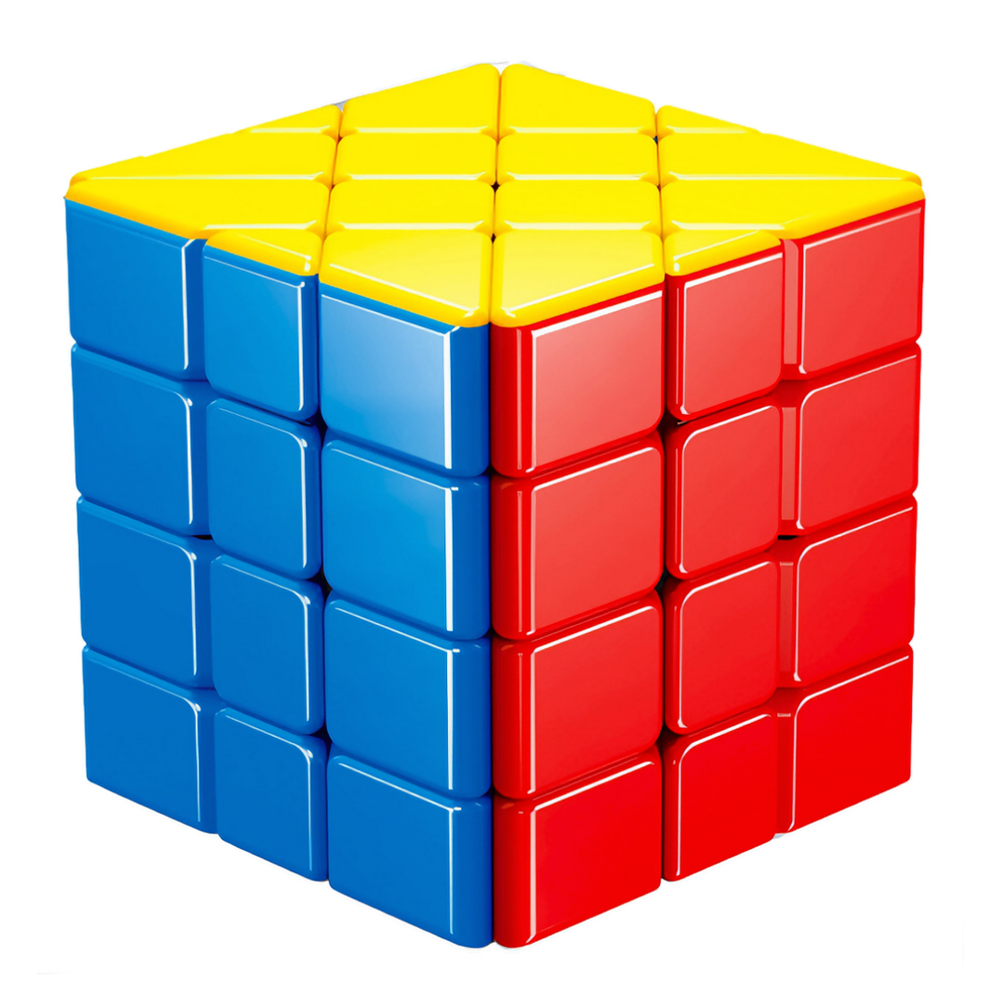 Cub Rubik Magic Cube Magnetic Lodi1460, speed puzzle, stickerless, dezvoltarea inteligentei, 4x4x3, multicolor