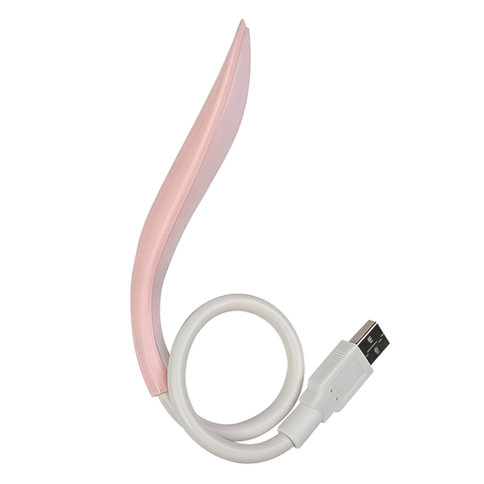 Mini Lampa Led Lodi1006, alimentare USB, lumina pentru citit, flexibila, portabila, compatibilitate universala, roz