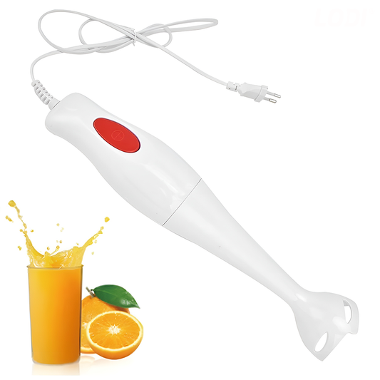 Mixer Vertical Lodi1514, viteza ridicata, lame de inox, turbo, cap detasabil pentru curatare, pentru smoothie/ piure, eficienta ridicata, 300 W, alb