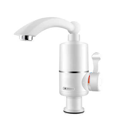 Robinet Electric pentru Incalzit Apa Lodi1199, materiale calitative, sistem de incalzire eficient, indicator temperatura, otel inoxidabil, alb