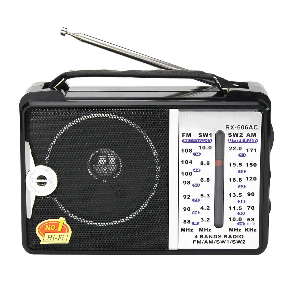 Radio Portabil Lodi1418, FM/AM/SW1/SW2, mod dual de alimentare, baterii/la priza, receptie ridicata ce prinde posturi regionale/la sate, negru