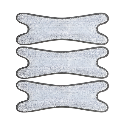 Set 3 Rezerve pentru Mop cu Cap in Forma de X Lodi1247, rotire 360 grade, 37 x 14 cm, gri