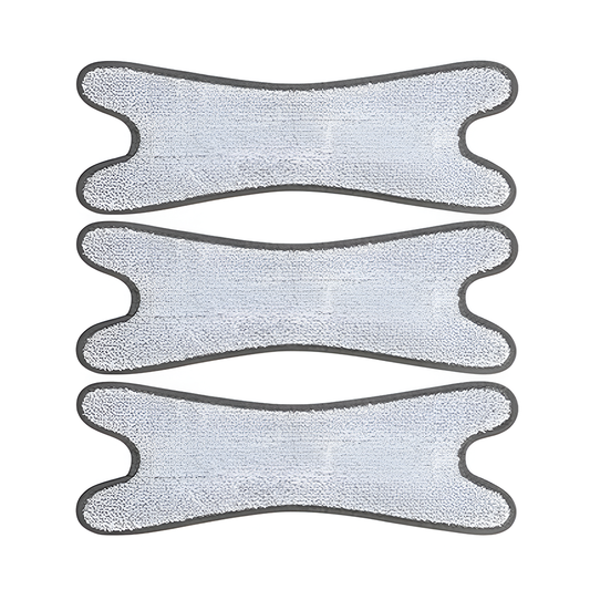 Set 3 Rezerve pentru Mop cu Cap in Forma de X Lodi1247, rotire 360 grade, 37 x 14 cm, gri