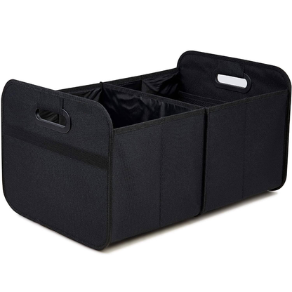 Organizator Auto Portbagaj Lodi294, 2 compartimente, pliabil, portabil, elastic de prindere, multifunctional, universal, negru