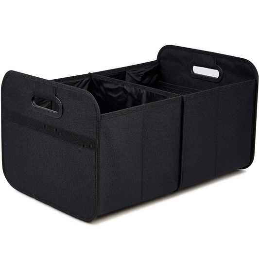 Organizator Auto Portbagaj Lodi294, 2 compartimente, pliabil, portabil, elastic de prindere, multifunctional, universal, negru