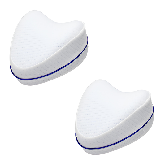 Set 2 Perne Ortopedice Lodi990, pentru genunchi si picioare, spuma cu memorie husa detasabila, corectie postura in timpul somnului,, 25 x 25 x 15 cm