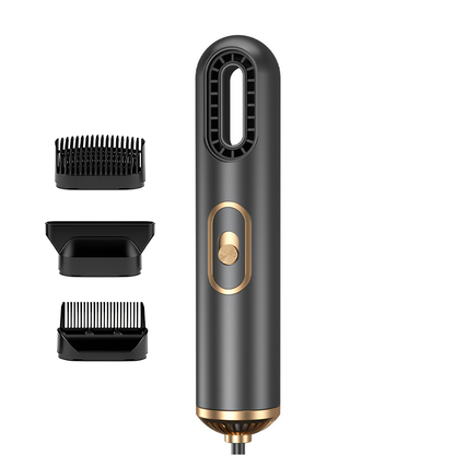Uscator Profesional de Par 3 in 1 Lodi1083, aparat multifunctional coafare si uscare, 3 accesorii incluse, 1200W, negru