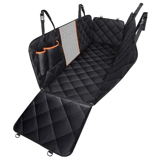 Husa Auto Protectie si Transport Animale Lodi13, anti-zgarieturi, waterproof, impermeabila, accesoriu inclus, material OXFORD D600, negru
