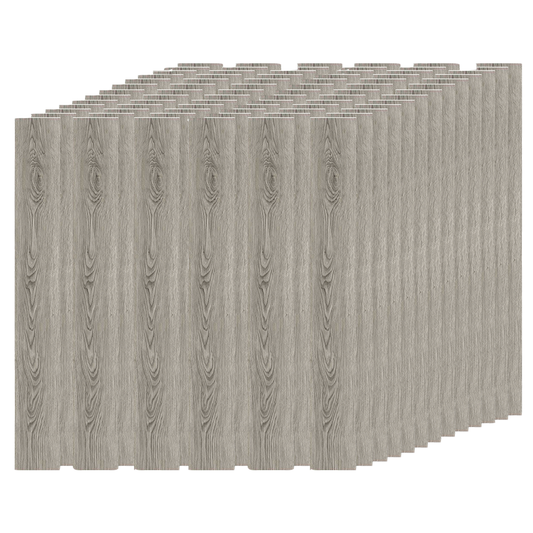 Set 72 Placi de Pardoseala Autoadezive Tip Parchet Lodi681, durabile, adeziv puternic, PVC, 914.4mm x152.4mm, mm 4.9 m²/box, gri dungi