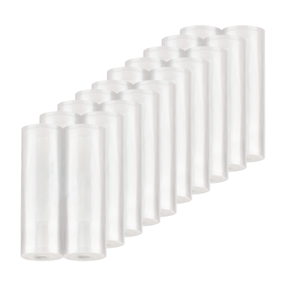 Set de Role Folii pentru Vidat Universale Lodi, 5m x 20cm, compatibile cu orice aparat de vidat, gofrate, reutilizabile, rezistente la caldura, transparente