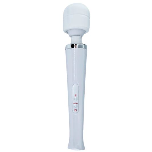 Aparat de Masaj Lodi1095, 10 Frecvente de Vibratii, waterproof, alimentare USB, portabil, elimina durerile musculare, alb