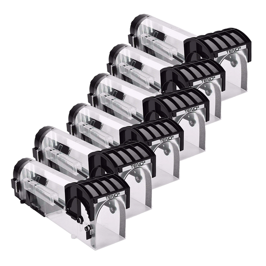 Set 6 Capcane pentru Soareci si Sobolani Lodi679, tip tunel, cursa inteligenta, interior/exterior, negru