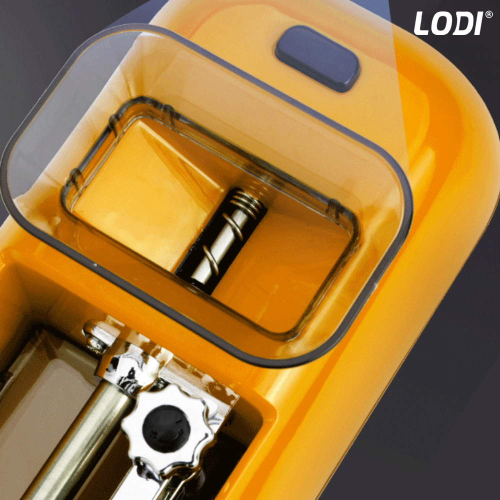 Aparat Electric de Facut Tigari Lodi285, injector tutun, dimensiune standard, ergonomic, accesorii incluse, galben