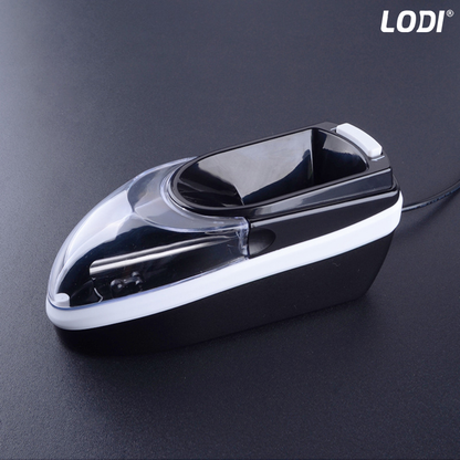 Aparat Electric de Facut Tigari Lodi277, injector tutun, ergonomic, dimensiune standard, adaptor inclus, negru