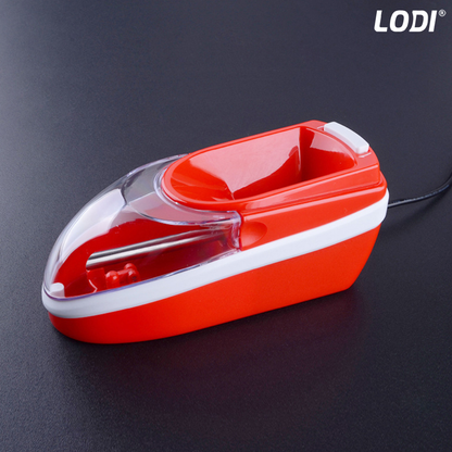 Aparat Electric de Facut Tigari Lodi276, injector tutun, ergonomic, dimensiune standard, adaptor inclus, rosu