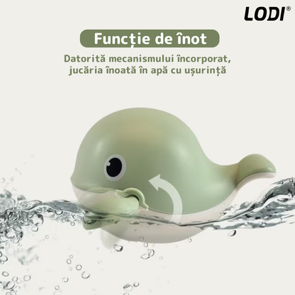 Set 3 Jucarii de Baie pentru Copii Lodi596,  Inotatoare, interactive, fara baterii, mecanism cu cheita, multicolor