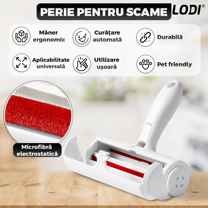 Kit pentru Ingrijire Animale Standard Lodi1010, 3 accesorii, perie cu zimti, perie pentru scame, perie de lemn, usor de utilizat, durabile, calitative