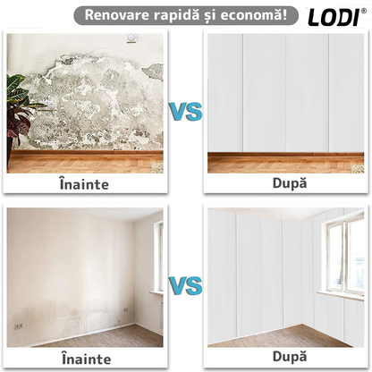 Set 10x Tapet 3D Lodi832, suprafata acoperire 4.9 mp, autoadeziv, Model Placa Dubla, perete/tavan, waterproof, usor de montat, design modern, 70x77 cm, alb