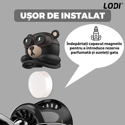 Set 3 Rezerve pentru Difuzor Aromaterapie Auto Lodi853, tip pastila, compatibil cu orice model de difuzor cu elice, arome cu extracte naturale, alb