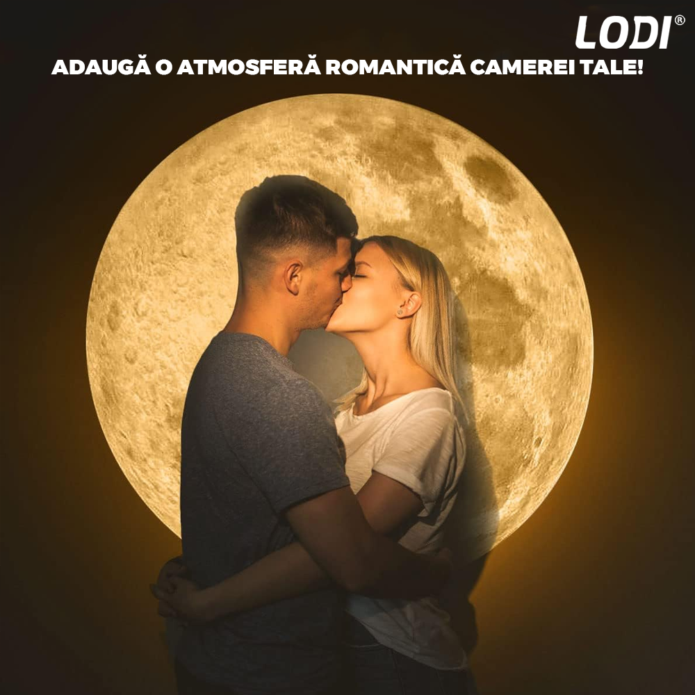 Mini Proiector Lodi1452, proiecție Luna/Pamant, trepied stabil si ajustabil, rotire 360 de grade, lentila HD, luminozitate ridicata, conectivitate USB, negru