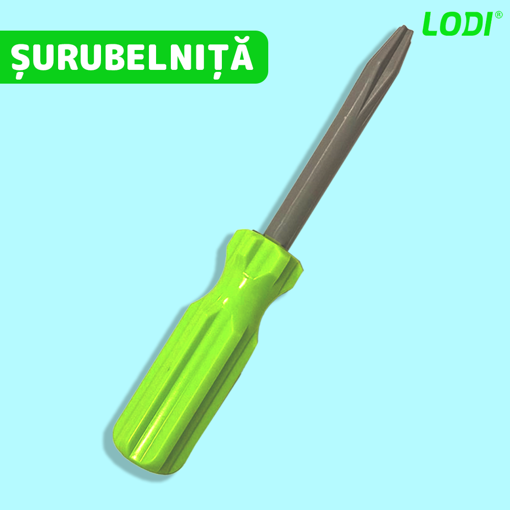 Set Trusa de Unelte si Scule Lodi476, jucarie de rol, 14 accesorii si cutie pentru depozitare. 37.5 x 21 cm, portocaliu