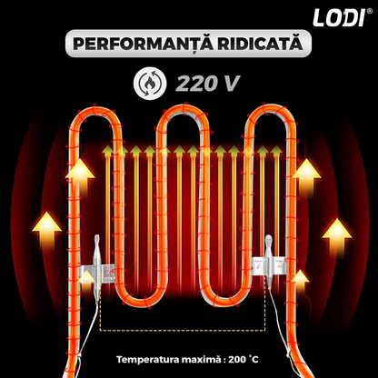 Friteuza Electrica Comerciala Lodi1110, un rezervor, usor de curatat, cos auto-strecurabil, blat din otel inoxidabil, capac pentru prevenirea stropirii, capacitate 10L, gri