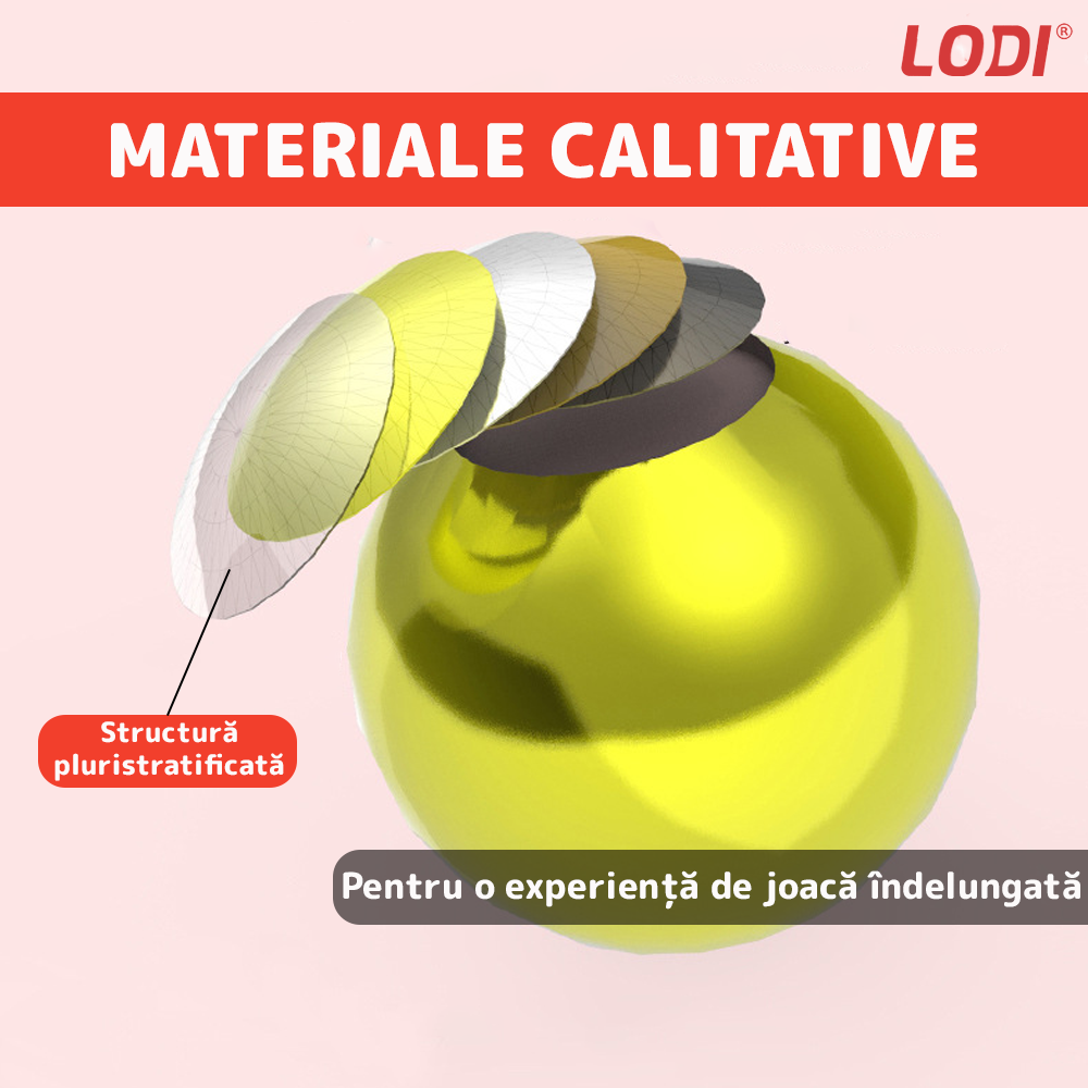 Set de Constructii Magnetic Lodi459, joc indemanare, antistres, cutie de depozitare argintie, modele 3D, multicolor