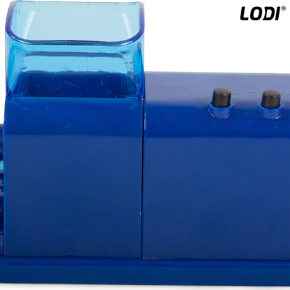 Aparat Electric de Facut Tigari Lodi281, injector tutun, ergonomic, dimensiune standard, accesorii incluse, albastru