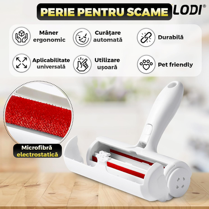 Kit pentru Ingrijire Animale Premium Lodi1011,  4 accesorii, manusi pentru animale, perie cu zimti, perie pentru scame, perie de lemn, usor de utilizat, durabile, calitative